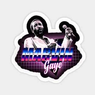 Marvin Gaye // Retro Music Style 80'S Sticker